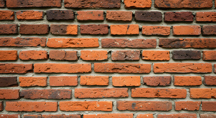 Obraz premium Old red bricks wall texture and background