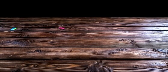 Rustic Dark Brown Wooden Texture Background