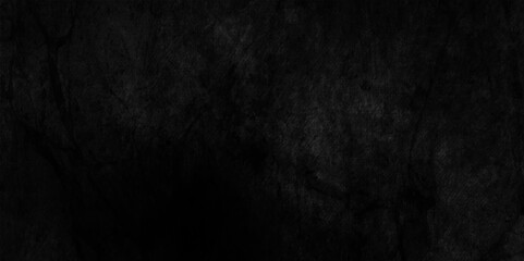 Abstract design background, Panorama dark grey black slate background, Black rough plaster wall texture. Dark gray rustic surface texture copy space,  black wall texture background.
