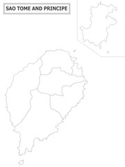 African Countries Geography Political map. Political map of country with capital, province or state capital, major cities and town.