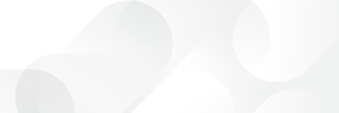 Abstract white Geometric banner design background.