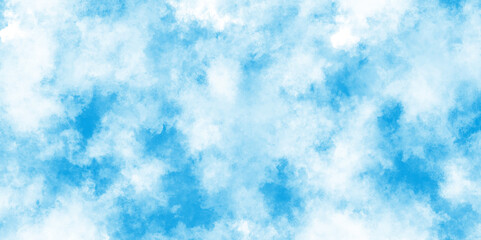 blue sky with clouds white cloud on blue sky background, elegant light blue watercolor background with a soft gradient, Abstract cerulean blue watercolor wash texture background wallpaper.