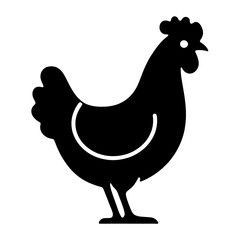 chicken icon PNG transparent