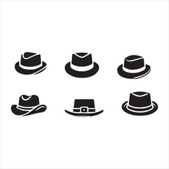 collection of hats