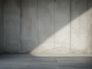 Empty space of concrete background with light