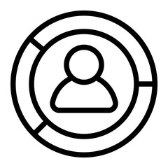 Chart Population Line Icon