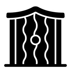 Fantasy Door Solid Icon