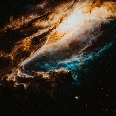 Fototapeta premium Cosmic Nebula Celestial Clouds Stars and Galaxies