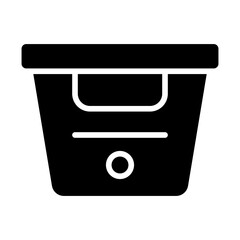 Lunch Box Solid Icon