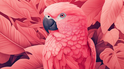 Obraz premium red and yellow macaw
