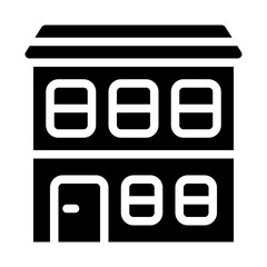 Modern House Solid Icon © spacepixel
