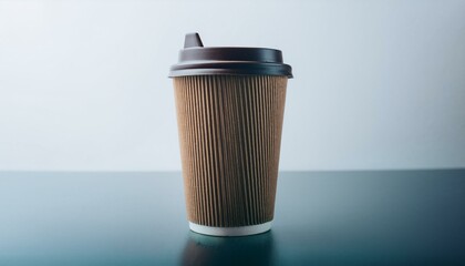 "Brown Coffee Cup: A Minimalist Approach"