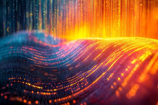 A digital tapestry woven with threads of data lines and financial graphs, illustrating the intricate nature of the economy - Powered by Adobe