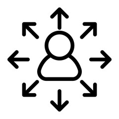 Opportunity Line Icon