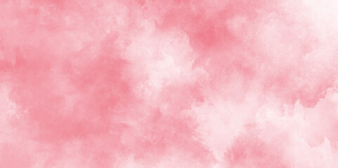 Abstract smoke pink watercolor art background, romantic Pastel Pink or white Watercolor Background, Pink powder splatter on white background.