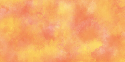 Abstract yellow watercolor background texture, watercolor vector art background for cards, Abstract blurred gradient background in vibrant colors, Abstract watercolor digital art painting soft focus .