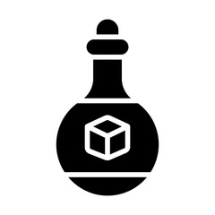 Obraz premium Sugar Bottle Solid Icon