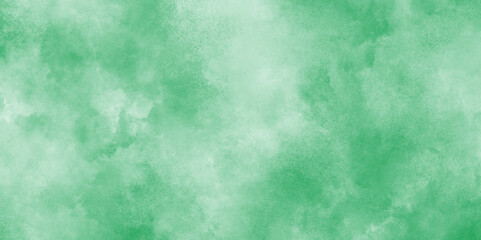 A gentle and soothing abstract green background, featuring aged textured holiday paper or wallpaper, Abstract green watercolor on black background with stain texture background design.