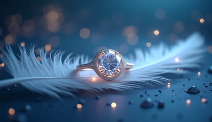 background with bubbles ring