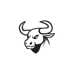 Bull head mascot.