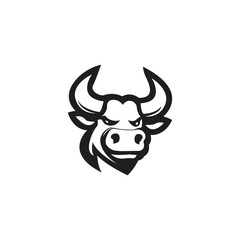 Bull head mascot.