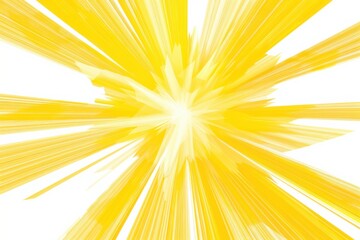 Obraz premium Radiant Silhouette Of A Yellow Starburst Bursting In The Sky