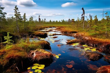 peat bogs in a boreal landscape ecology carbon storage in peatla