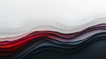 Obraz premium Abstract Colorful Gradient Background Wavy Stripes Wallpaper Design