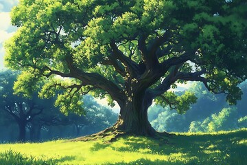 Fototapeta premium tree in the park