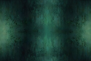 Obraz premium beautiful old color brushed vintage texture with sea green and moderate green colors. Generative AI