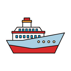 Obraz premium illustration of a ship
