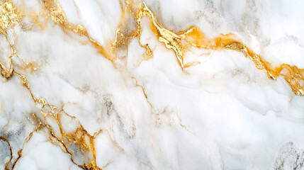 Elegant marble texture with golden accents and white background showcasing natural beauty