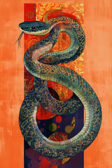 Obraz premium Lunat new year