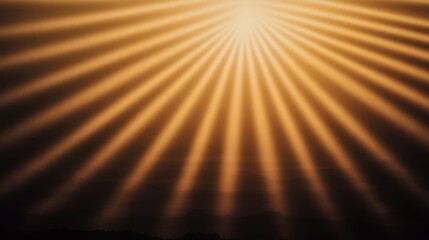 Golden Sunburst Rays  Bright  Warm Summer Background