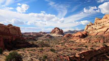 Obraz premium Unraveling the Enigmatic Allure of Desert Natural Background Pictures