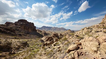 Fototapeta premium Unraveling the Enigmatic Allure of Desert Natural Background Pictures