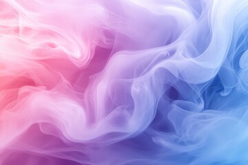 Obraz premium Abstract swirling smoke or fog effects in pastel hues artistic background digital art environment ethereal viewpoint