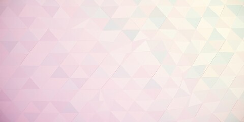 Abstract geometric background with soft pastel pink and white triangular shapes creating a subtle pattern and gentle gradient effect.