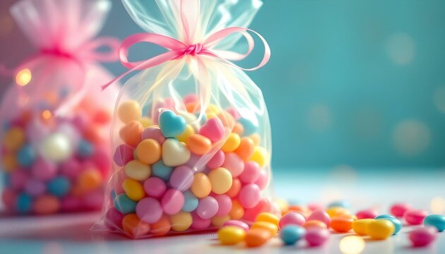Bright and Colorful Candy Bags Perfect for All Kinds of Celebrations and Parties