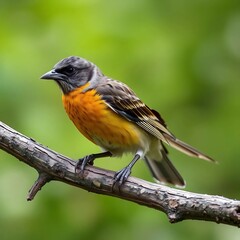 Fototapeta premium robin on a branch