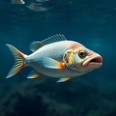 Naklejka premium fish in aquarium