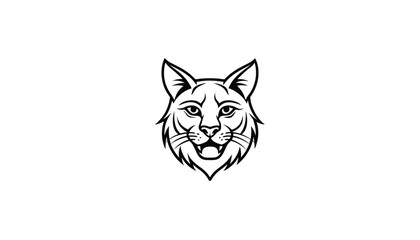 bobcat logo, design, art, logo design, minimalist, line art