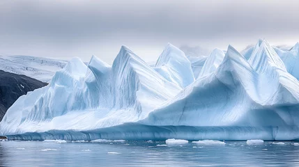 Selbstklebende Fototapeten Arctic glaciers rivers snow world polar exploration © 支青 吴