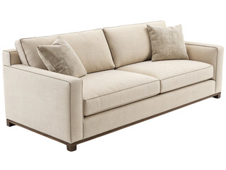 Fototapeta premium Sofas for sitting isolated on transparent background.