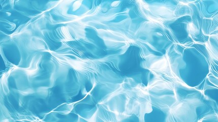 Obraz premium Rippling blue water with sunlight reflections creating calming patterns