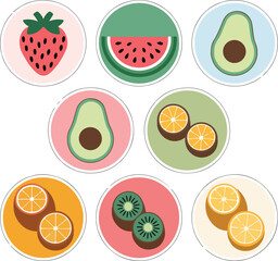 Stylish Watermelon Food Sticker Vector
Vibrant Snowberry Ice Cream Designs
Radiant Watermelon Sticker Vector Creations