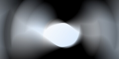 Abstract swirling light effect on black background graphic design element  for creative works