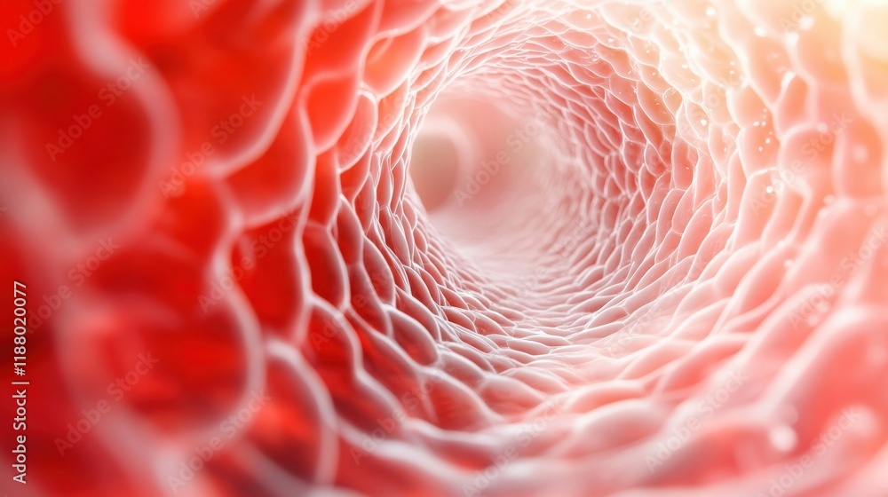 Poster intricate close-up view of microscopic organism structure highlighting cellular textures and pattern