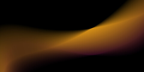 Abstract blurred gradient background in dark with orange and purple colors