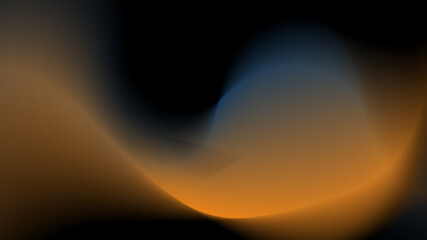 Abstract gradient background with blended colors of orange, blue, and black